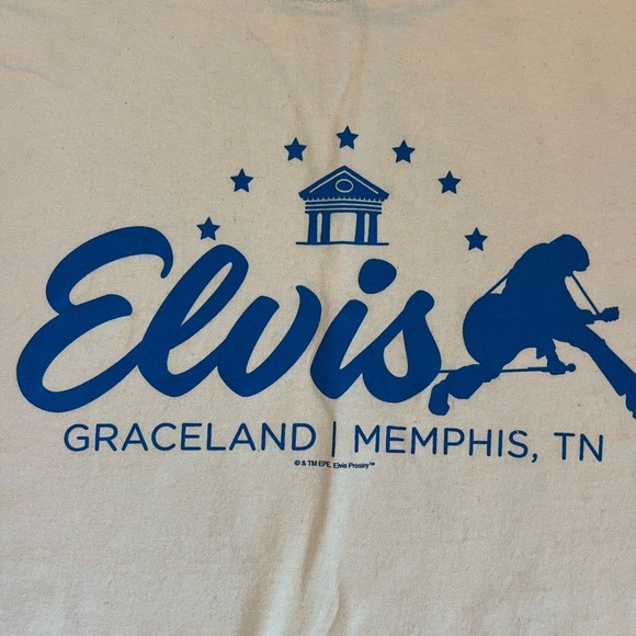 Graceland Memphis Tennessee Home of Elvis Presley T-Shirt Mens Large EUC - Picture 2 of 3